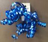 Royal Blue Curly Gift Bow - Click Image to Close