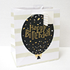 Medium Birthday with Glitter, Heavy Weight - Click Image to Close