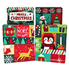 LG Christmas Matt w/ Glitter Heavy Wt. Bag  -  Item #XL04