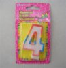 Glitter Numeral Candle &nbsp-  Item #55054