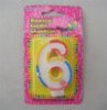 Glitter Numeral Candle &nbsp-  Item #55056