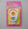 Glitter Numeral Candle &nbsp-  Item #55059