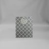 XL Quarterfoil Grey Gloss Bag  -  Item #XB72