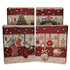 LG Christmas Matt w/ Glitter Heavy Wt. Bag &nbsp-  Item #XL01